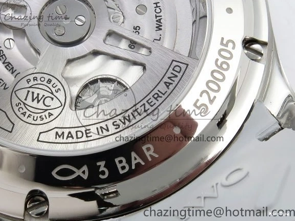 MIROTIME 0502 Portuguese Chrono IW3716 Z+F 1:1 Best Edition White Dial on Gray Rubber Strap A WrinkleFree 7014